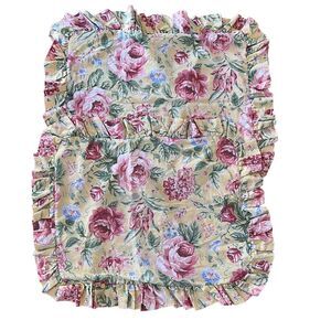 Laura Ashley Shams VTG 1980'S Shabby Shic 18x 24"‎ CottageCore Victorian Floral